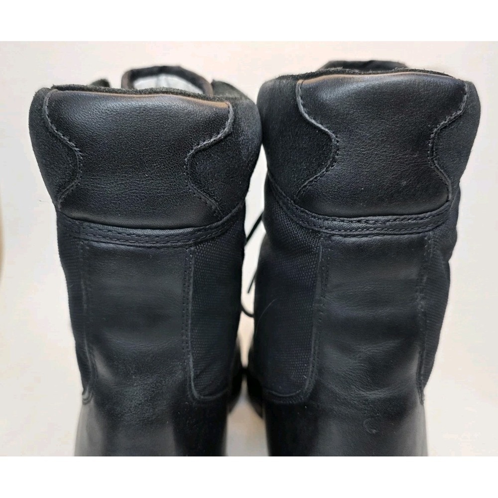 Mens Size 9 Corcoran Combat Work Boots Black Leather Lace Up Ankle Top 1944 - Picture 8 of 11